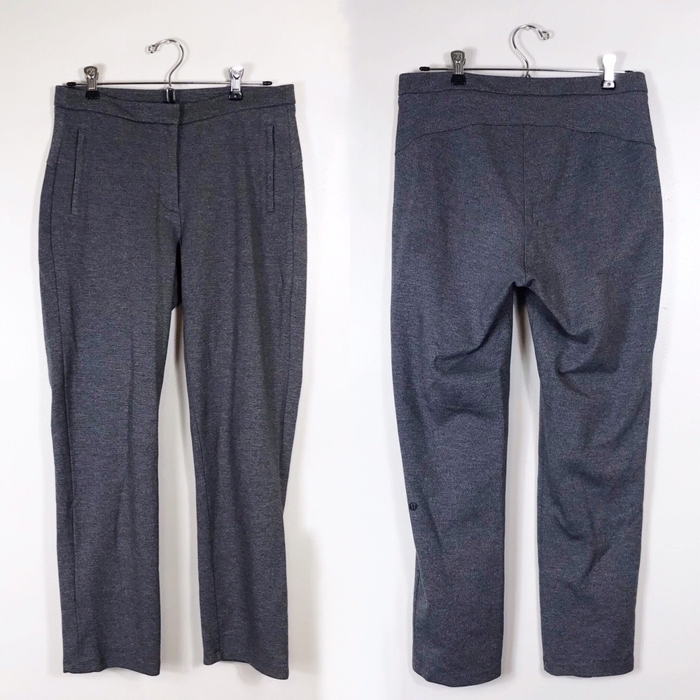 Lululemon Gray Stretch Office Travel Commute Pants